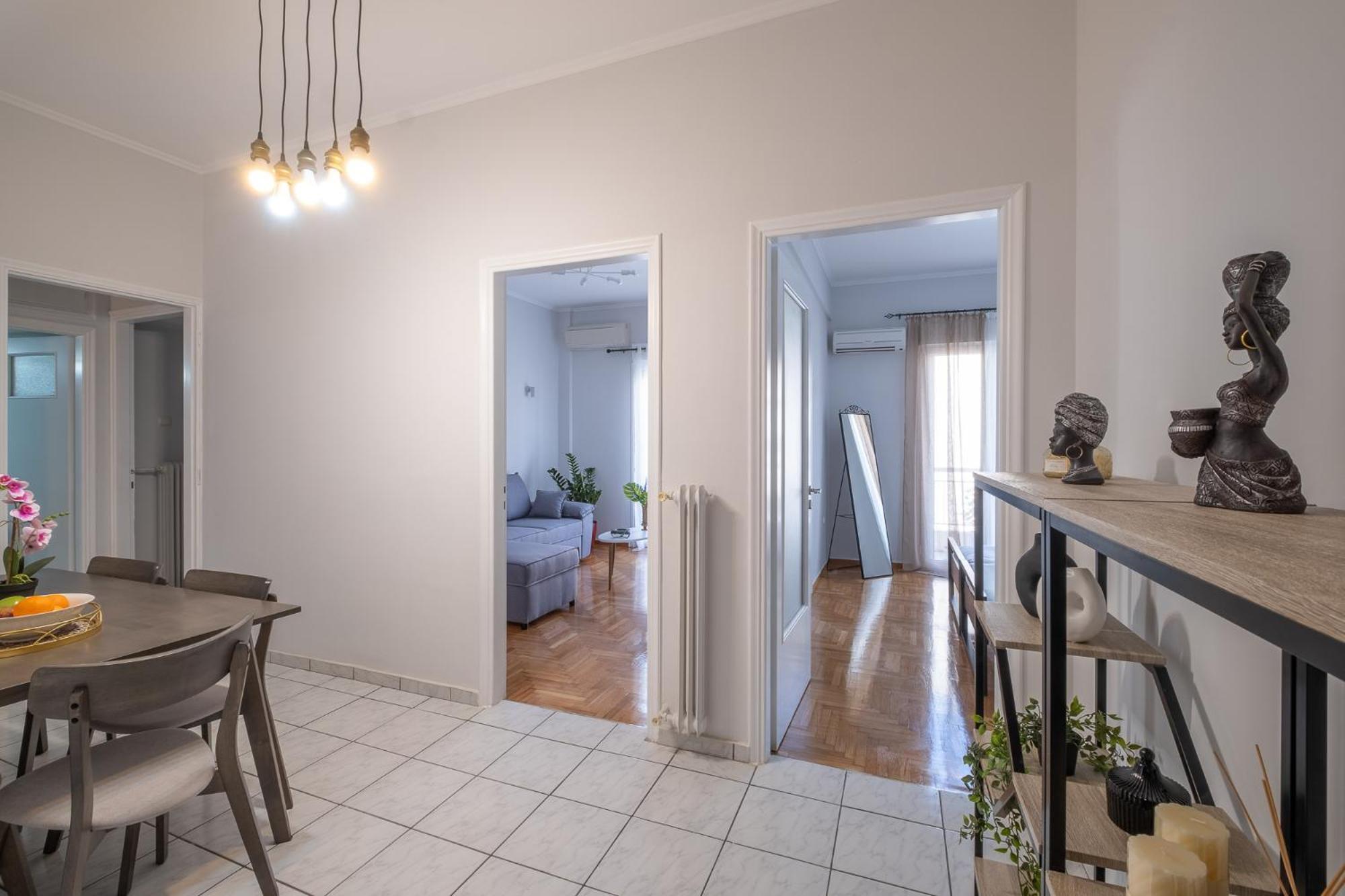 Lovely And Modern 3Bd Apartment Close To Ampelokipoi Metro Atene Esterno foto